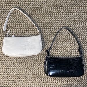 2 shoulder bags from Amazon. Black & white both barely worn